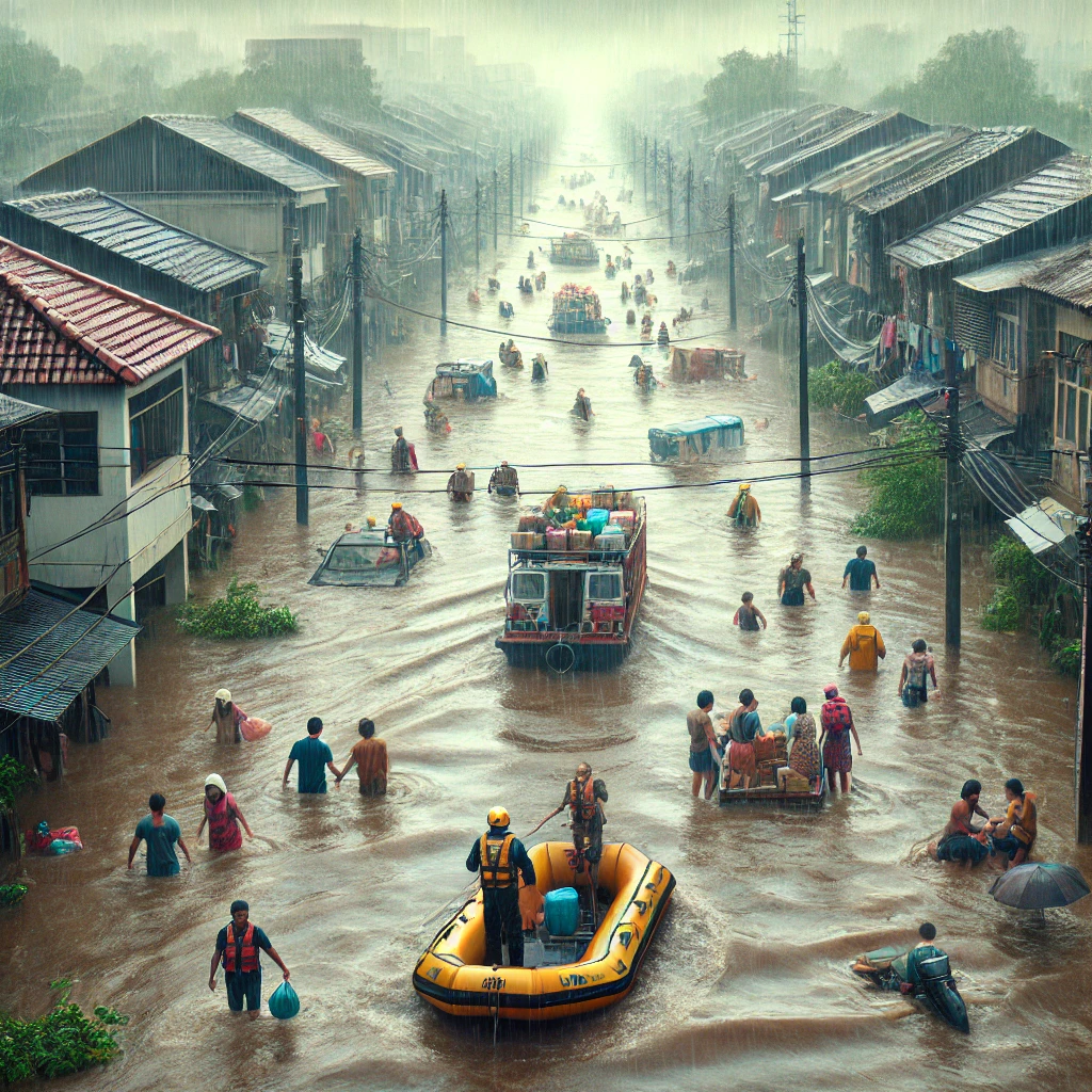 Banjir Besar di Kota X: Warga Terpaksa Dievakuasi